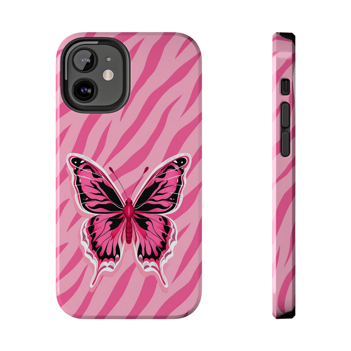 Pink Butterfly - Tough Phone Case