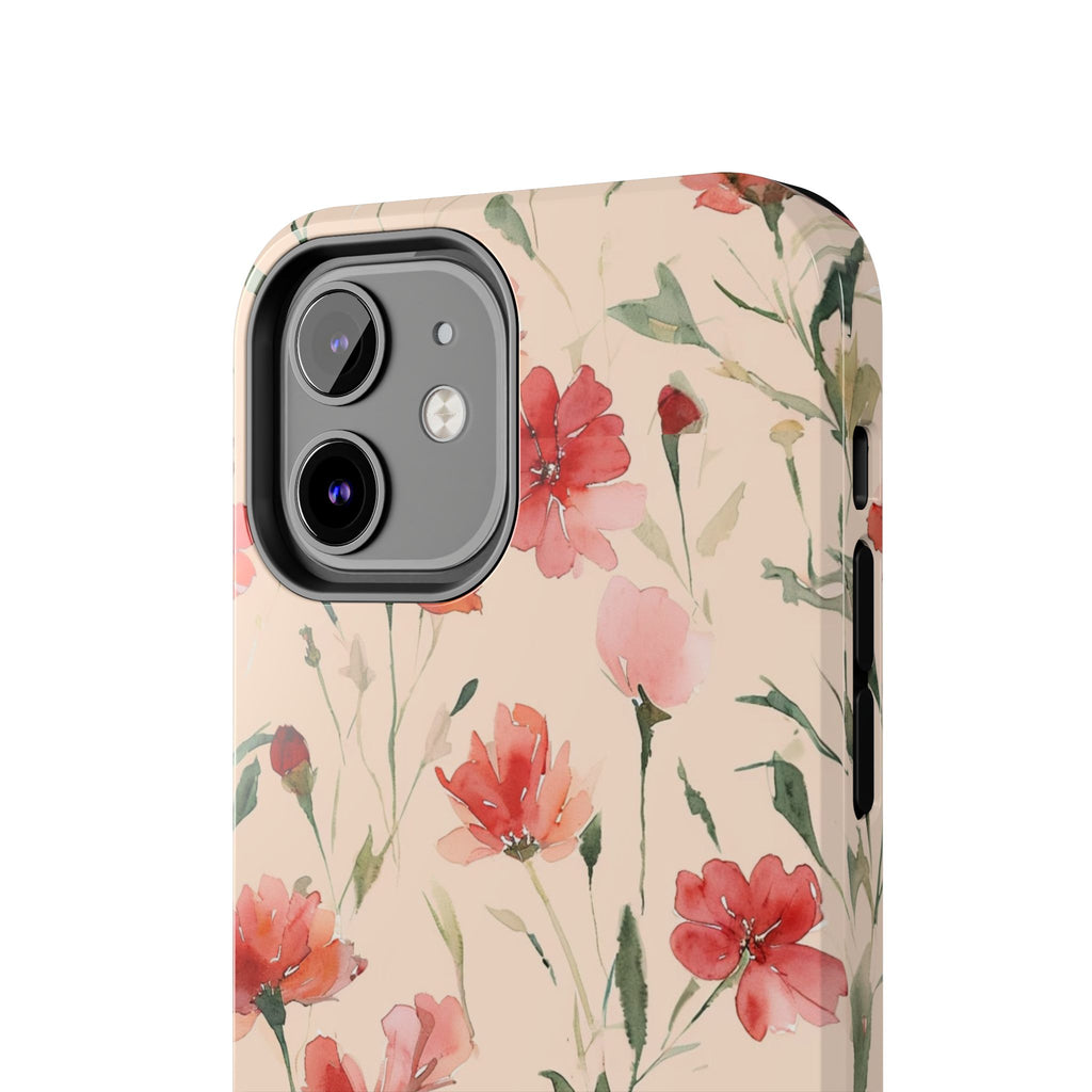 Floral Watercolor — Tough Phone Case
