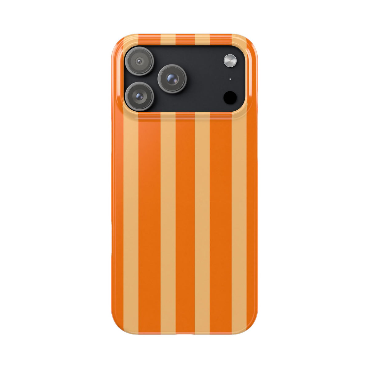 Retro Orange Stripes - Slim iphone Case