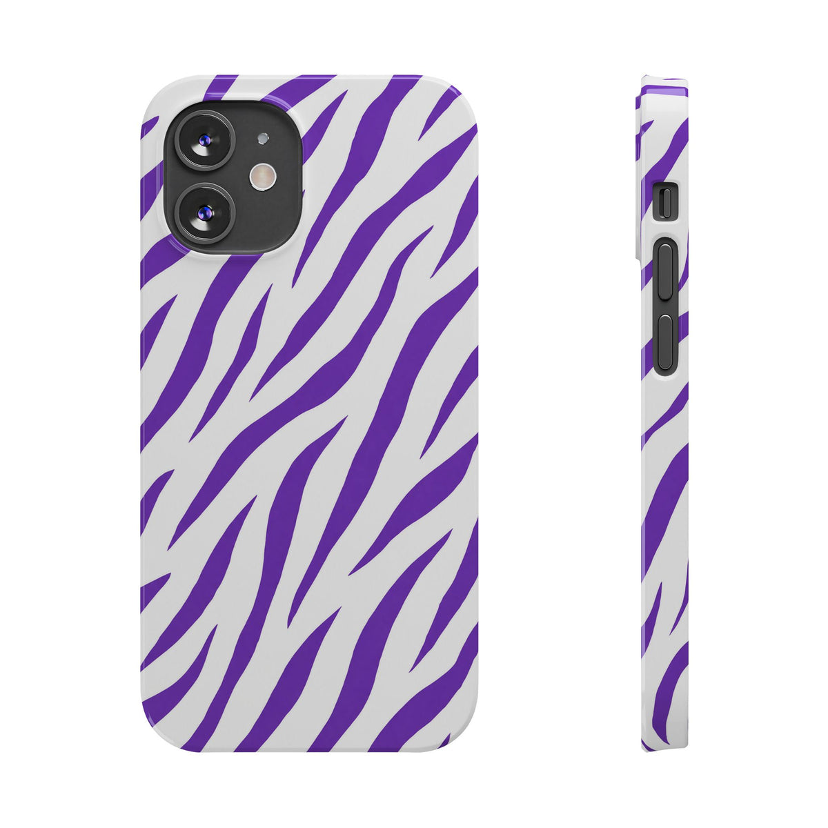 Purple Zebra  — Slim iphone Case