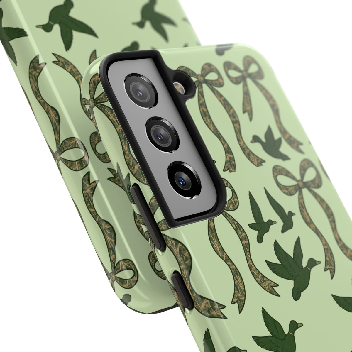 Duck "Cam-bow" - Tough Phone Case (Green)