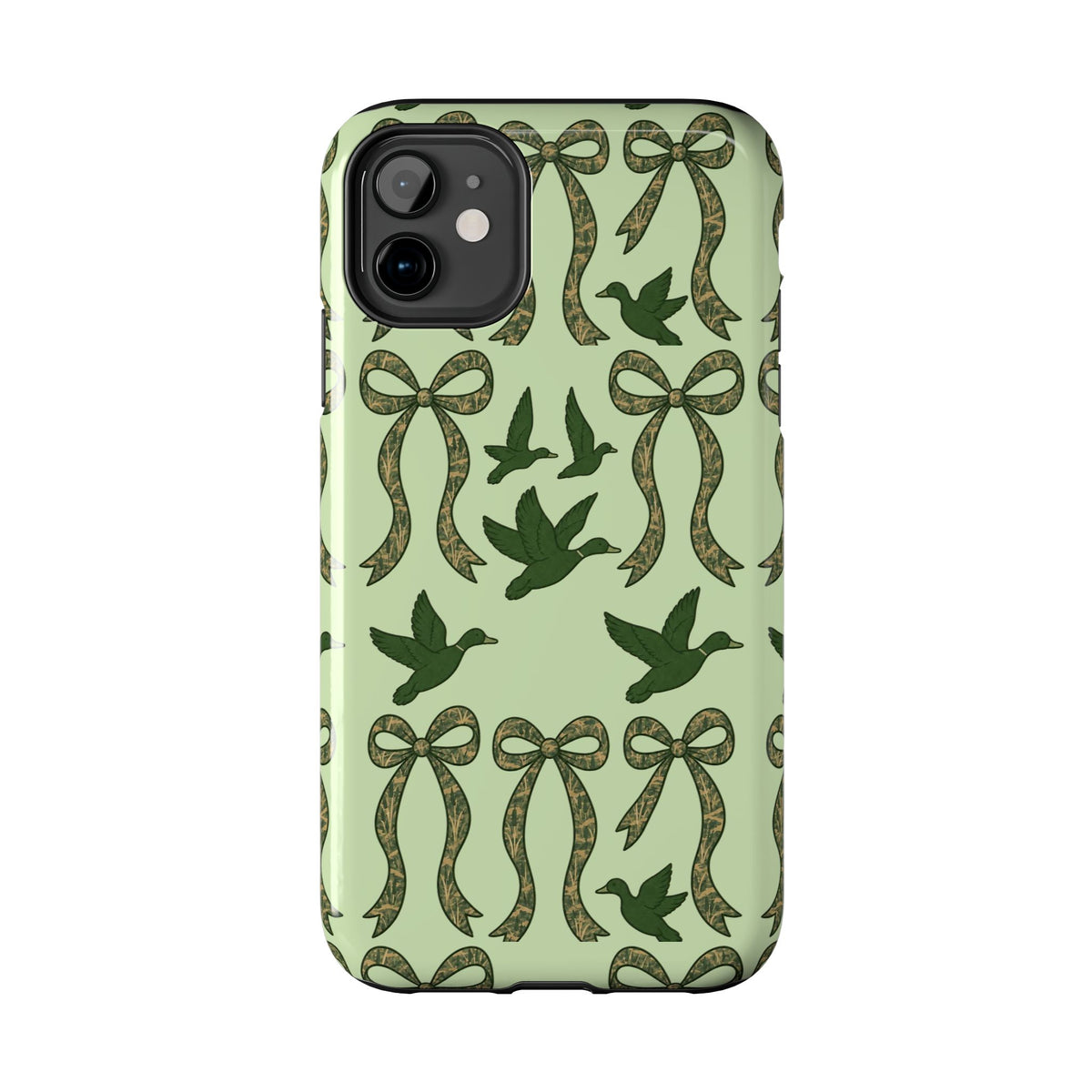 Duck "Cam-bow" - Tough Phone Case (Green)