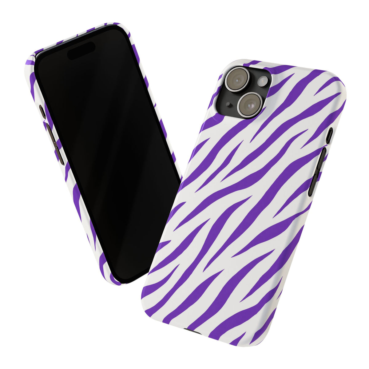 Purple Zebra  — Slim iphone Case