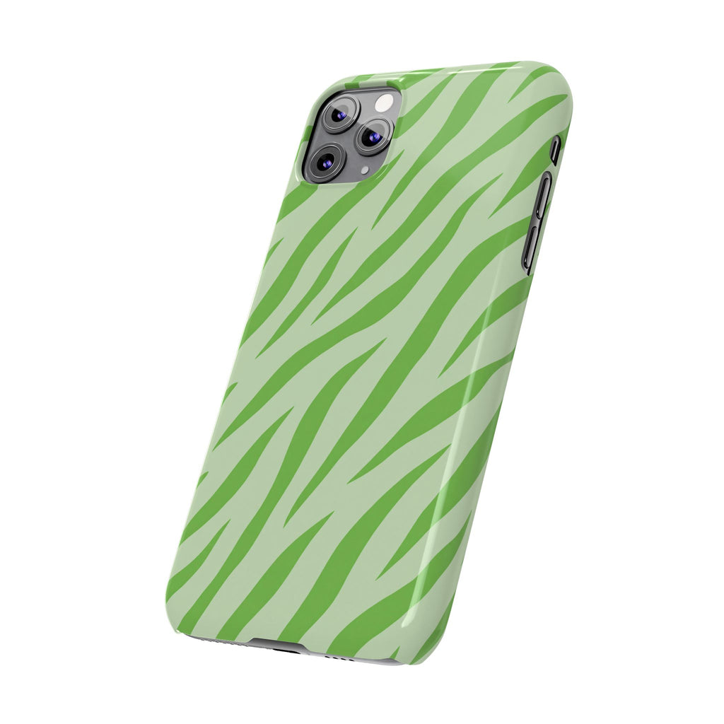 Green Zebra — Slim iphone Case