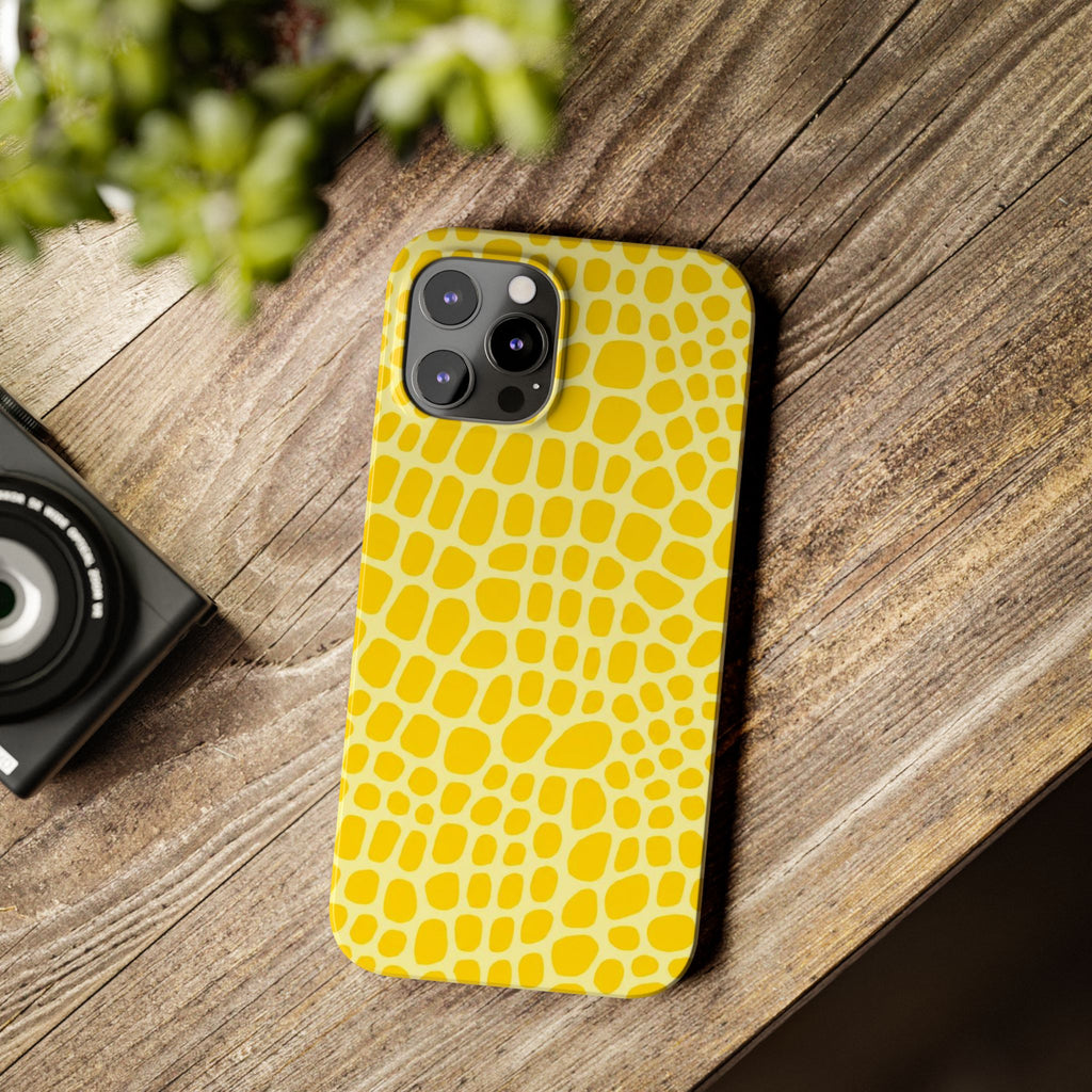 Yellow Gator — Slim iphone Case