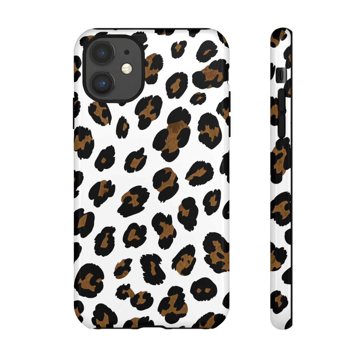 White Classic Leopard — Tough iphone case