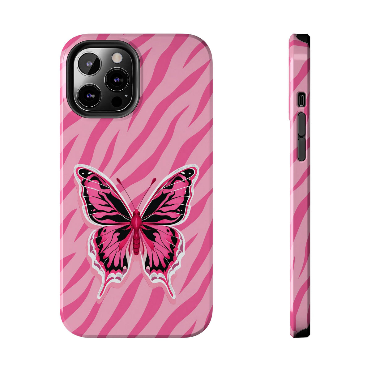 Pink Butterfly - Tough Phone Case