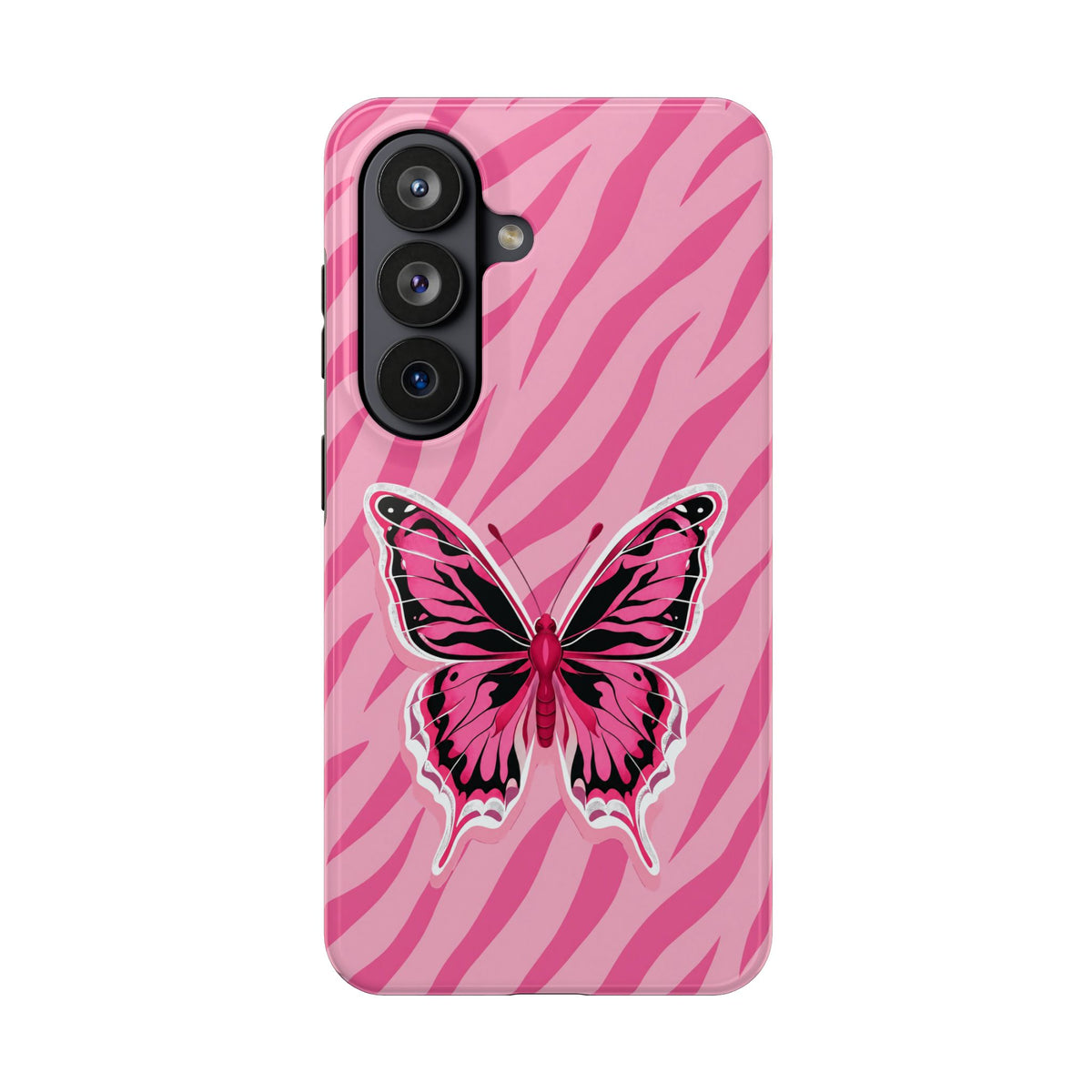 Pink Butterfly - Tough Phone Case