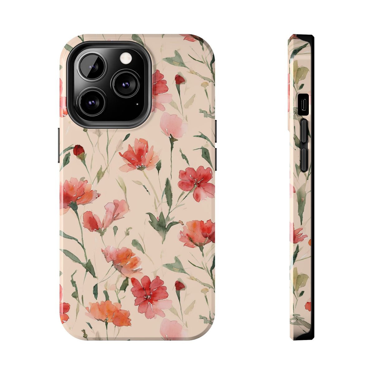 Floral Watercolor — Tough Phone Case