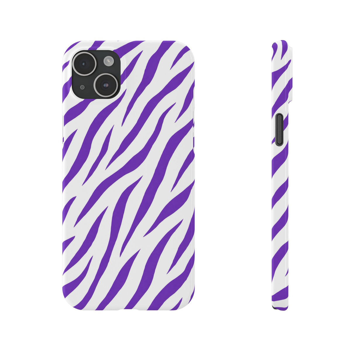 Purple Zebra  — Slim iphone Case