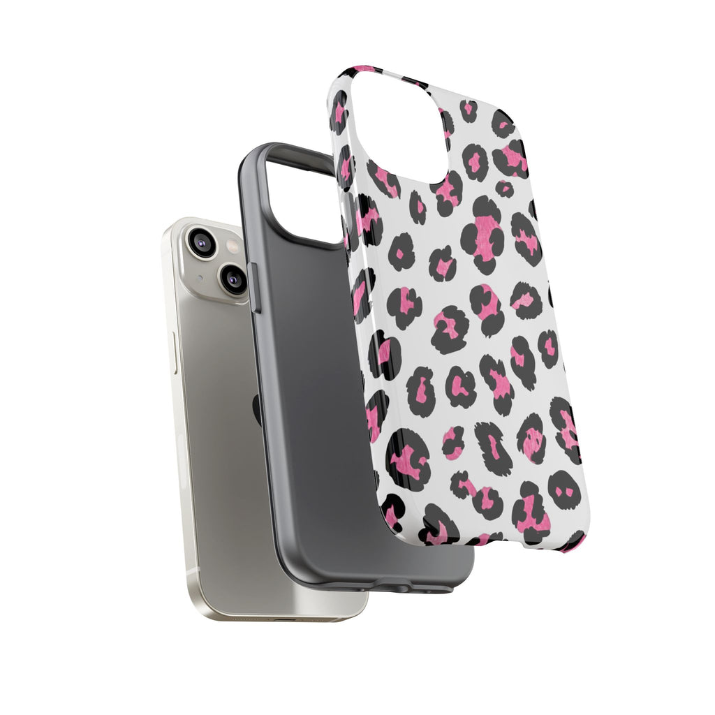 Pink Leopard Print Phone Case — Tough iphone Case