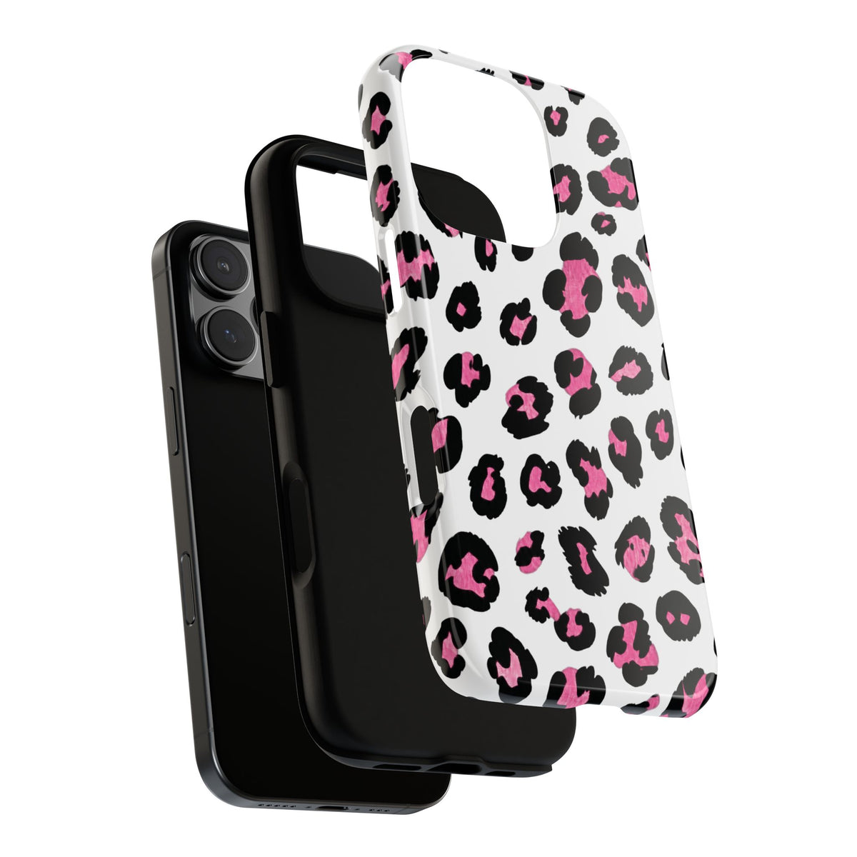 Pink Leopard Print Phone Case — Tough iphone Case