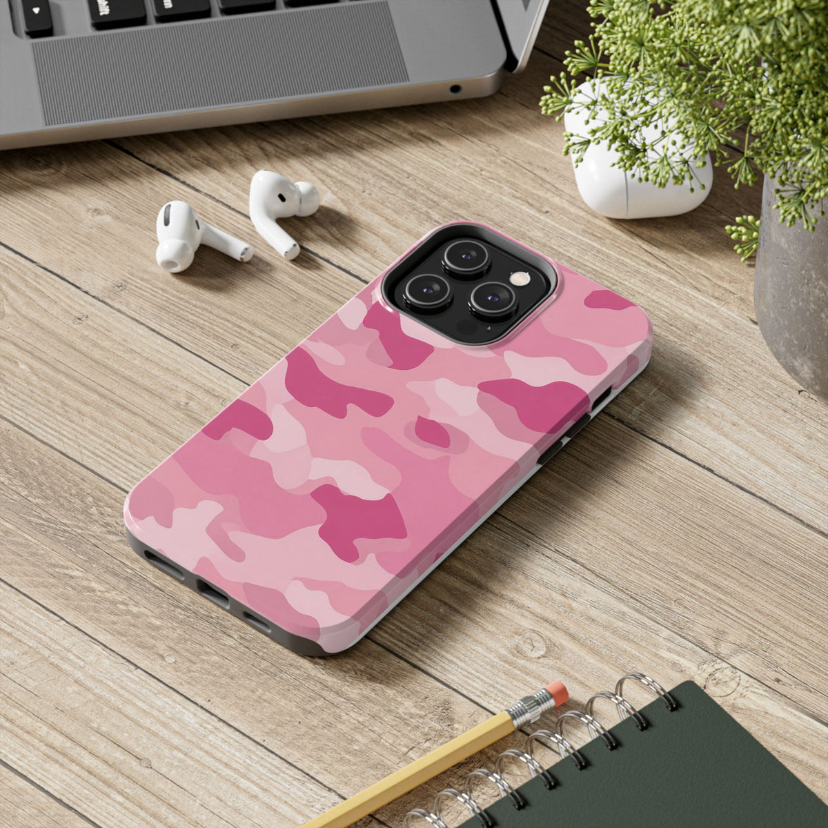 Pink Camo — Tough Phone Case