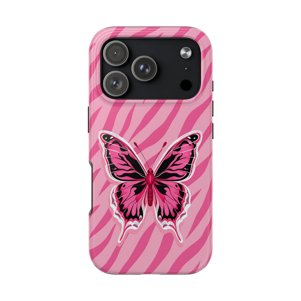 Pink Butterfly - Tough Phone Case