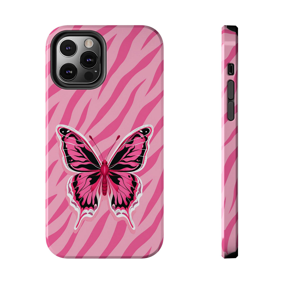 Pink Butterfly - Tough Phone Case