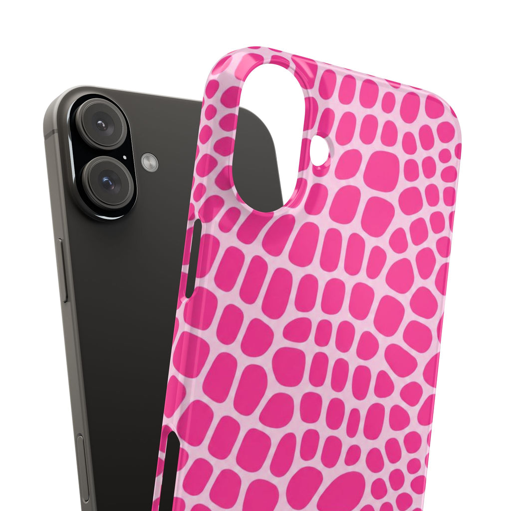 Pink Gator — Slim iphone Case