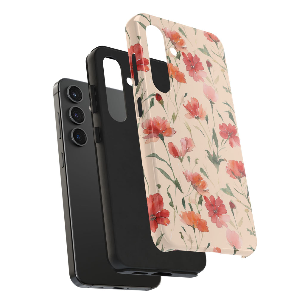 Floral Watercolor — Tough Phone Case