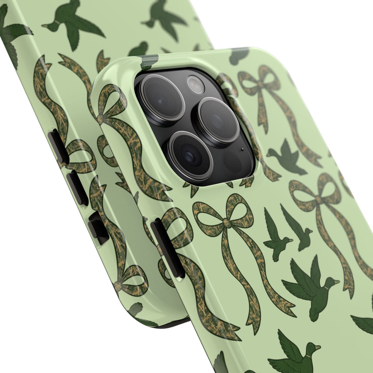 Duck "Cam-bow" - Tough Phone Case (Green)