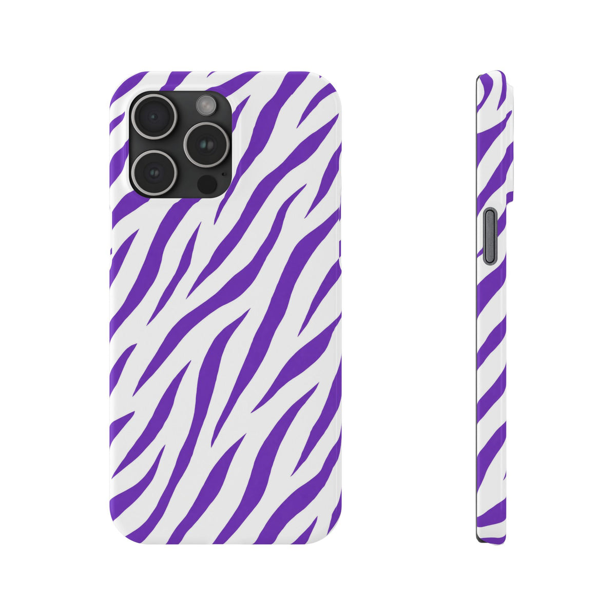 Purple Zebra  — Slim iphone Case