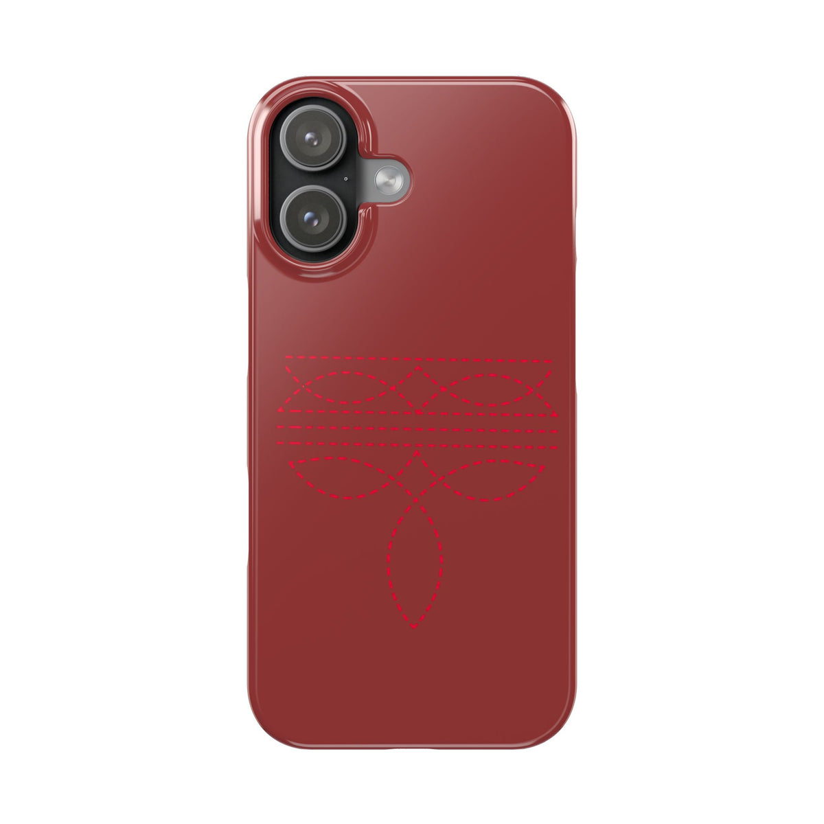 Red Boot Stitch — Slim iphone Case