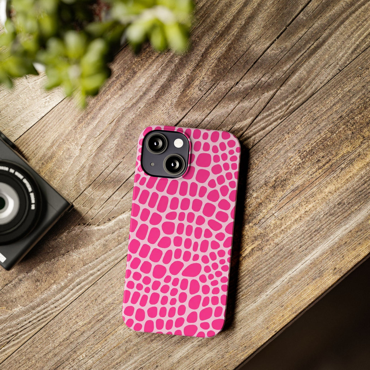 Pink Gator — Slim iphone Case