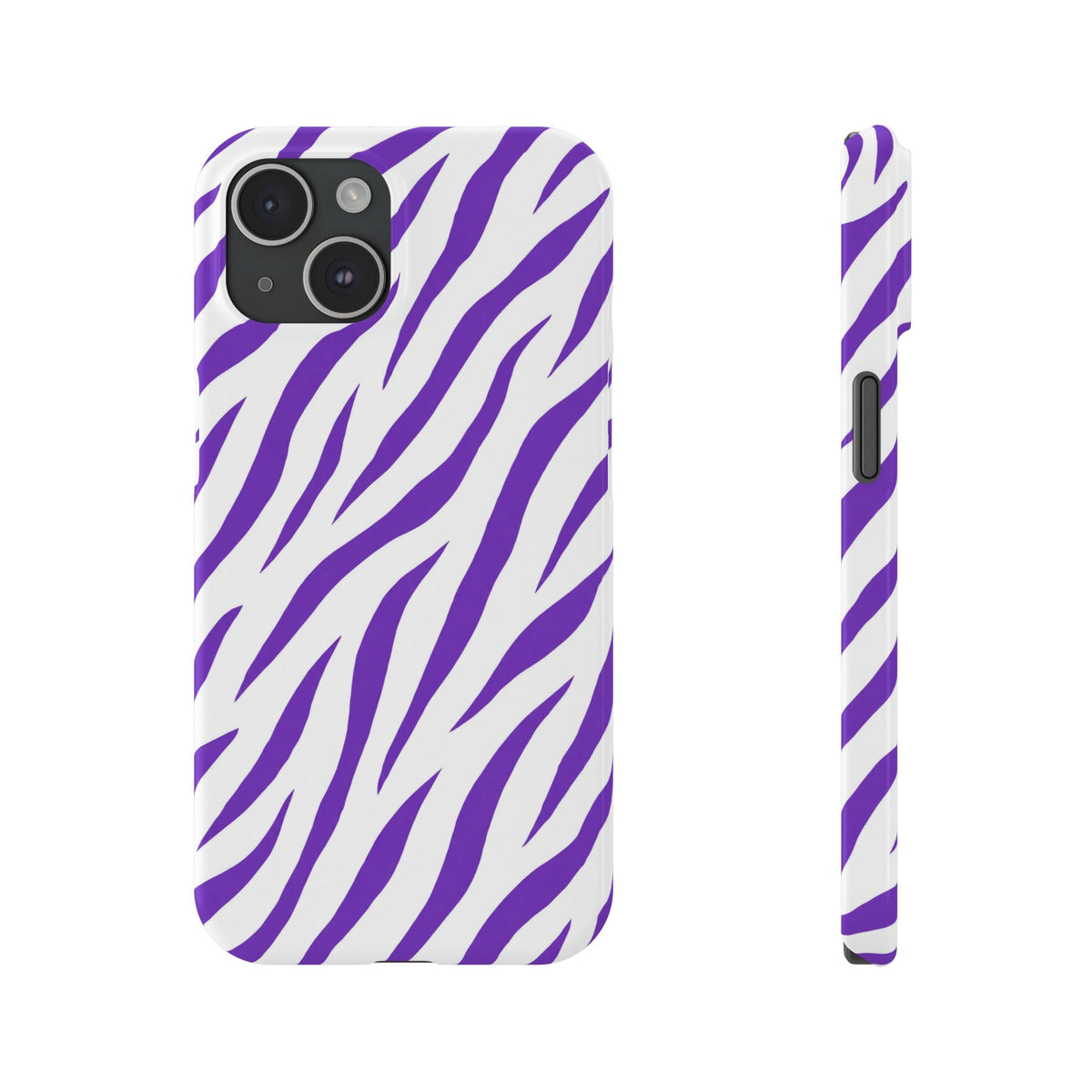 Purple Zebra  — Slim iphone Case