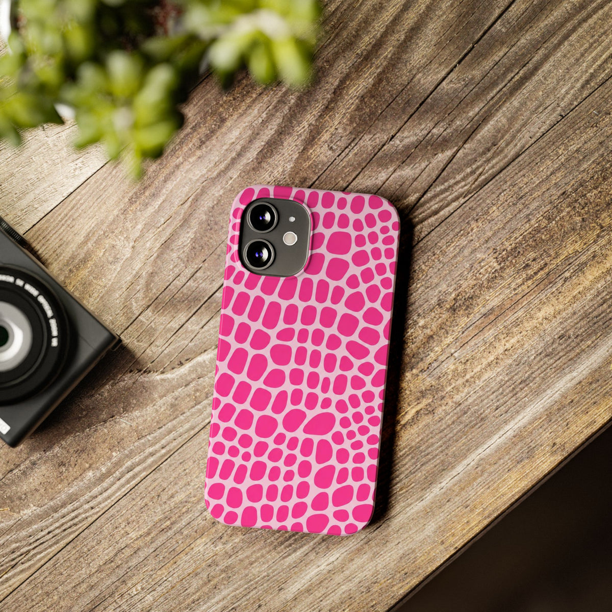 Pink Gator — Slim iphone Case
