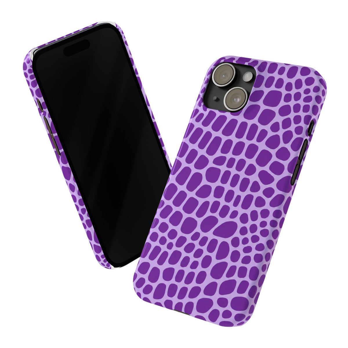 Purple Gator - Slim iphone Case