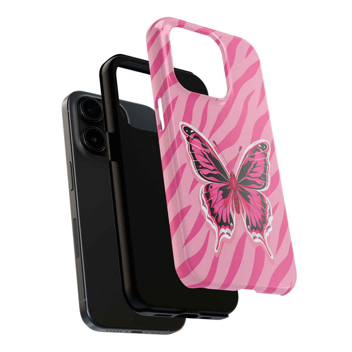 Pink Butterfly - Tough Phone Case