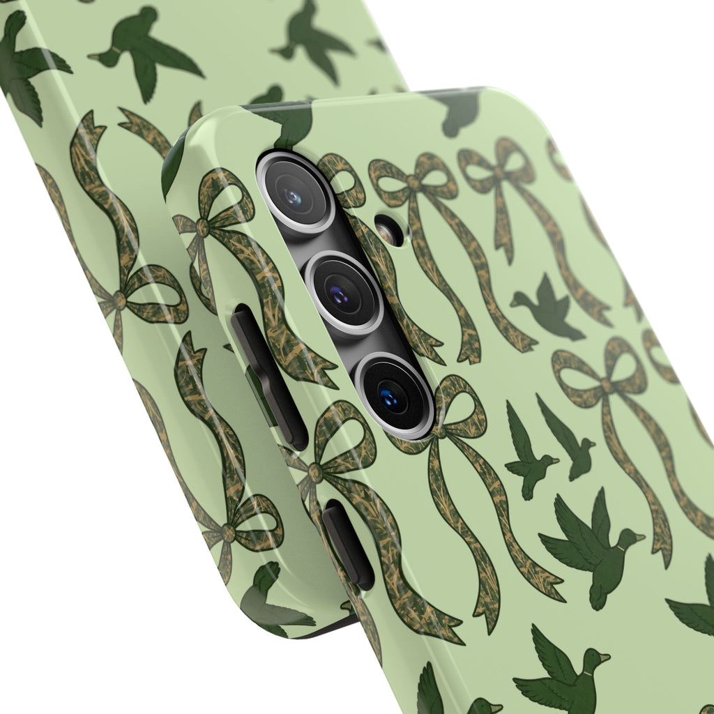 Duck "Cam-bow" - Tough Phone Case (Green)