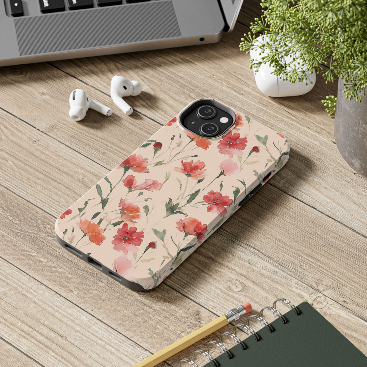 Floral Watercolor — Tough Phone Case