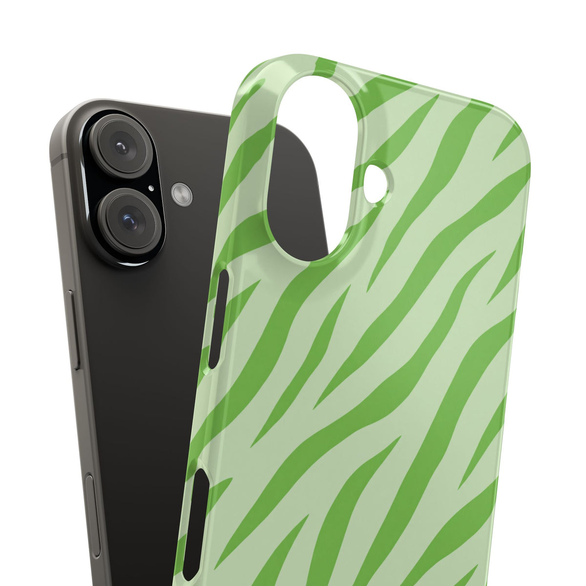 Green Zebra — Slim iphone Case