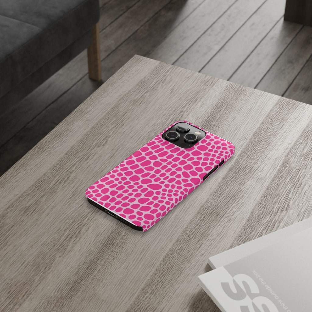 Pink Gator — Slim iphone Case