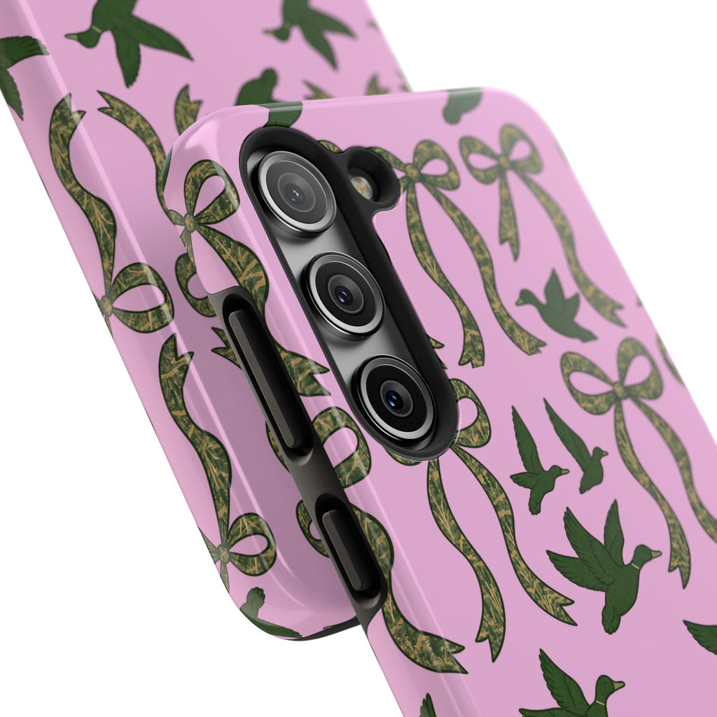 Duck "Cam-bow"— Tough Phone Case (Pink)