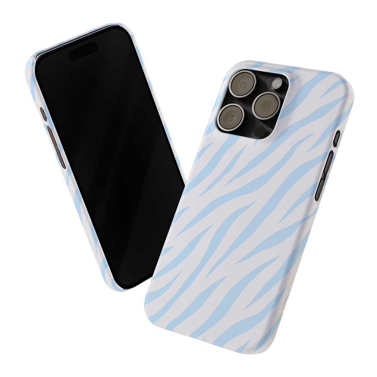 Blue Zebra - Slim iphone Case
