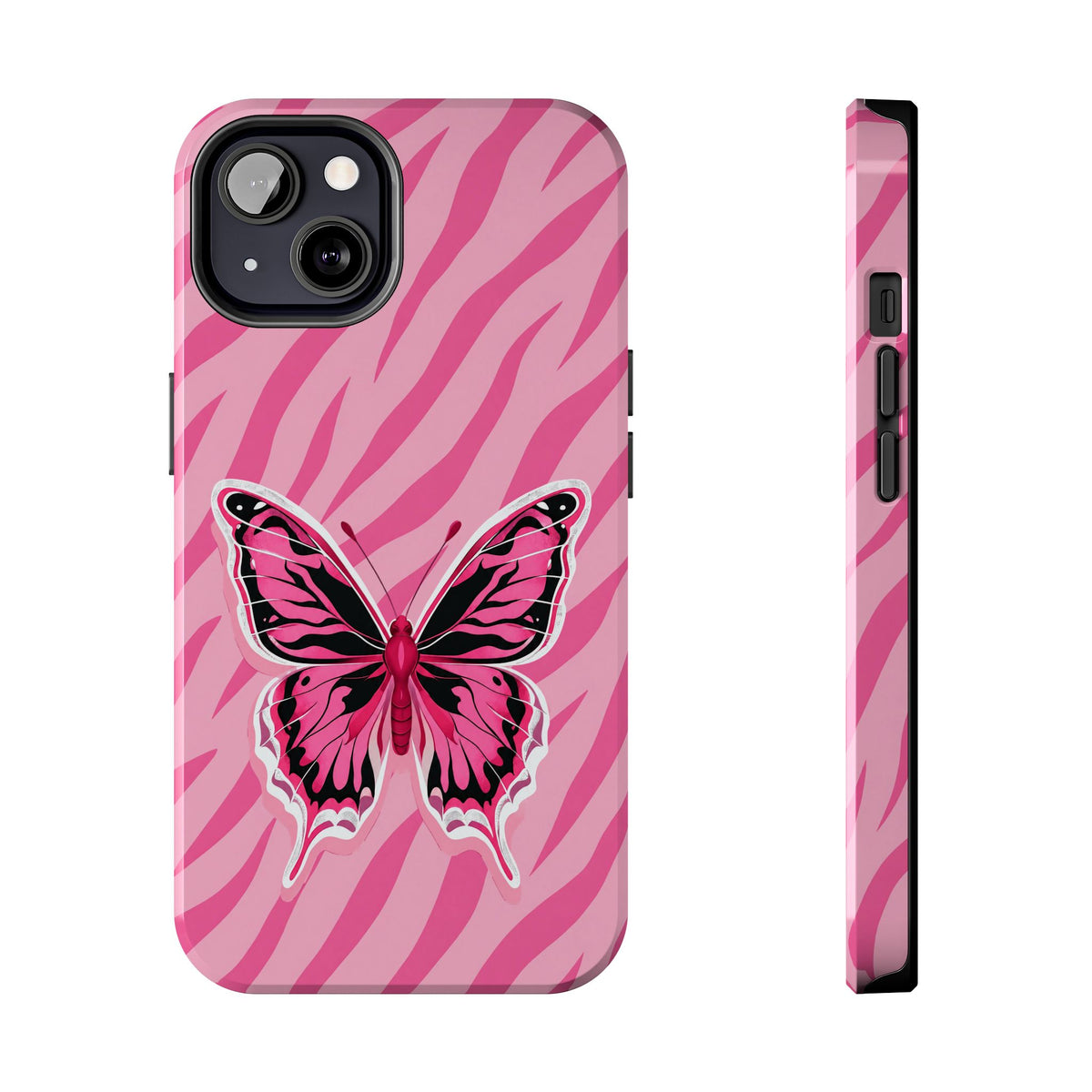 Pink Butterfly - Tough Phone Case