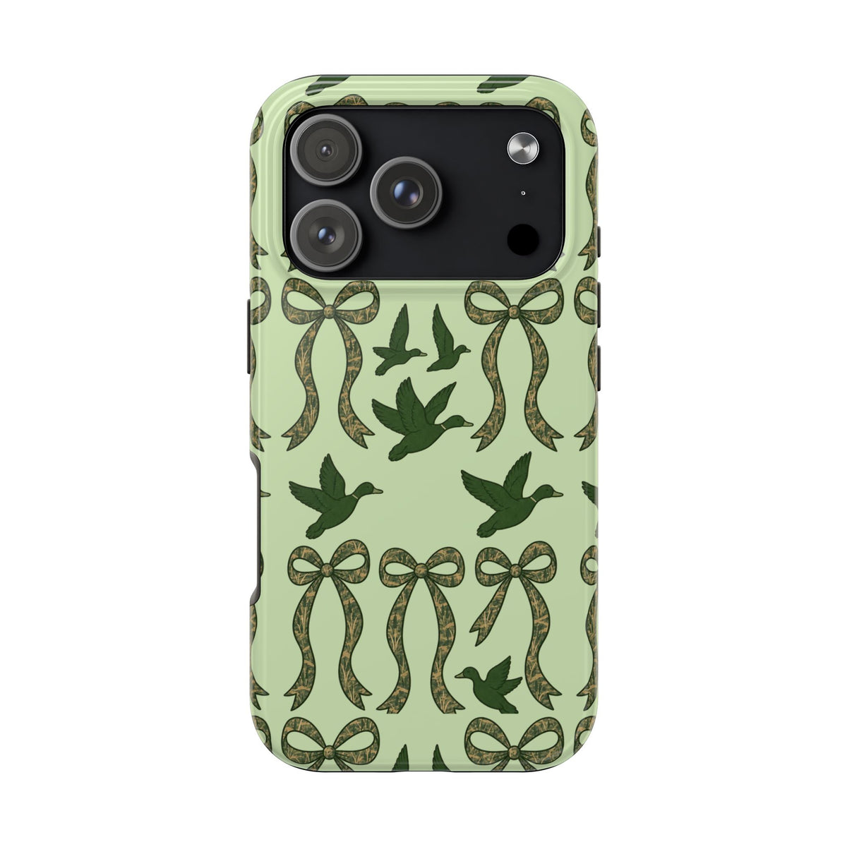 Duck "Cam-bow" - Tough Phone Case (Green)