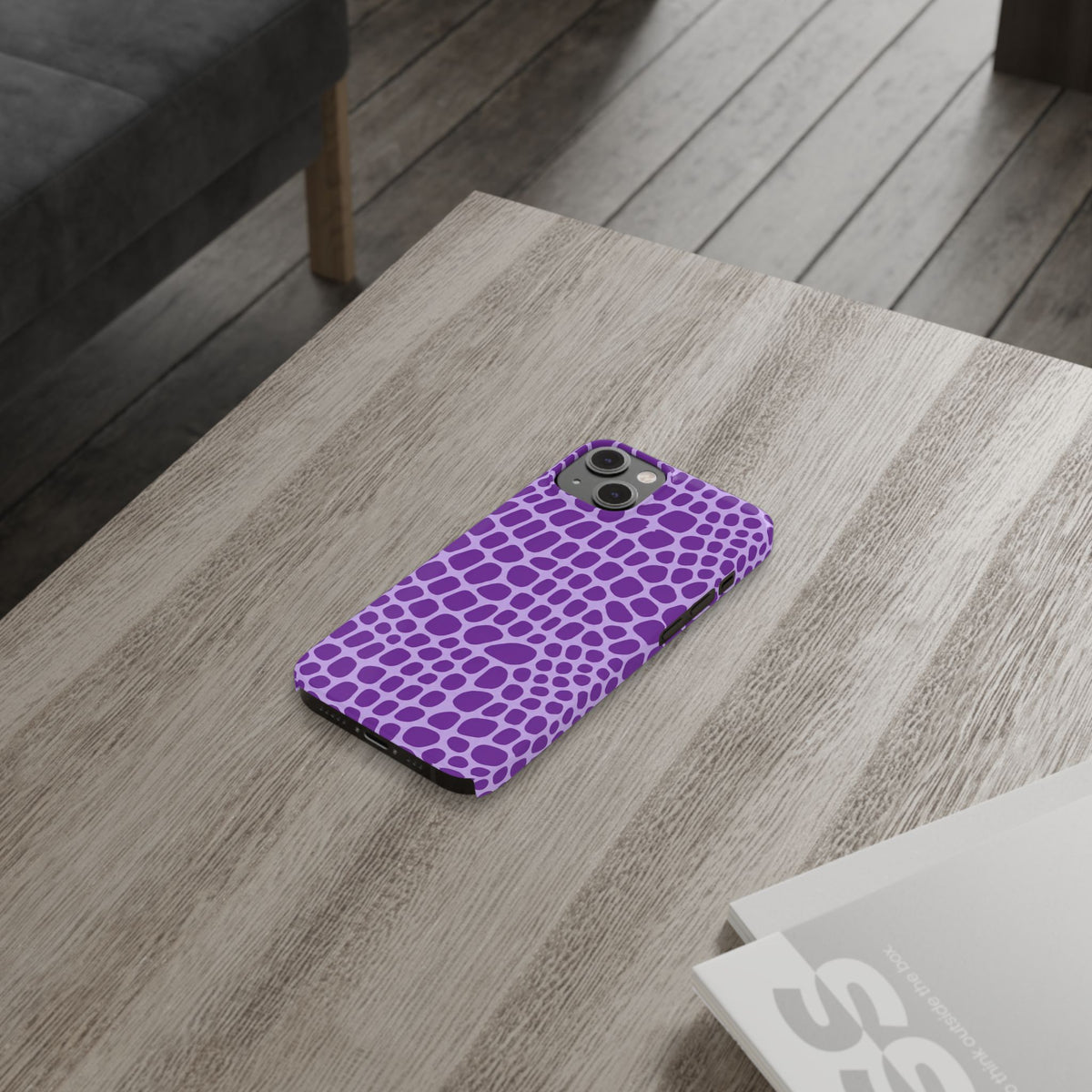Purple Gator - Slim iphone Case