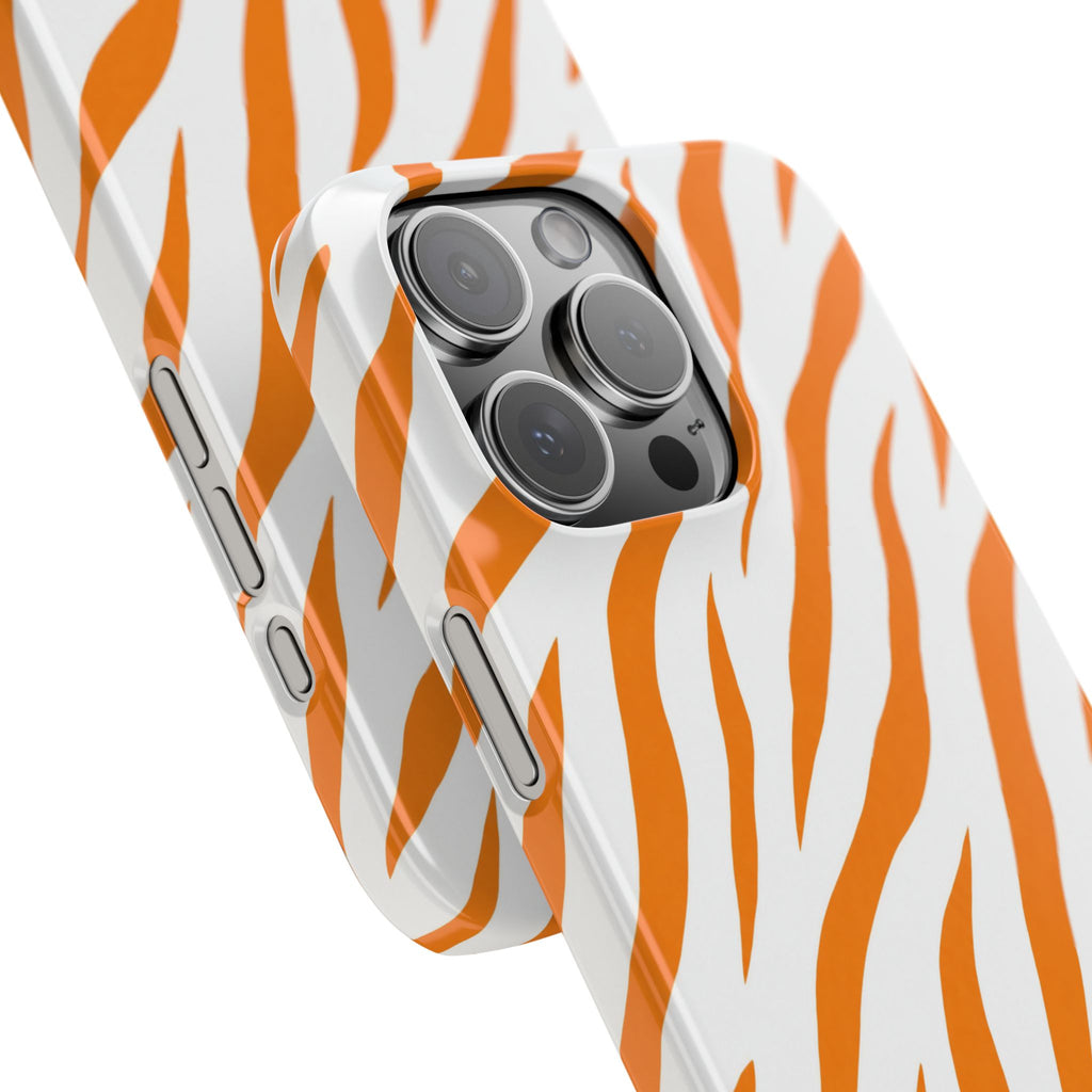 Orange Zebra— Slim iphone Case