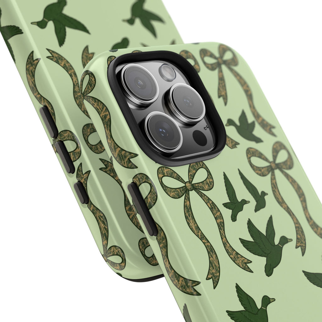 Duck "Cam-bow" - Tough Phone Case (Green)