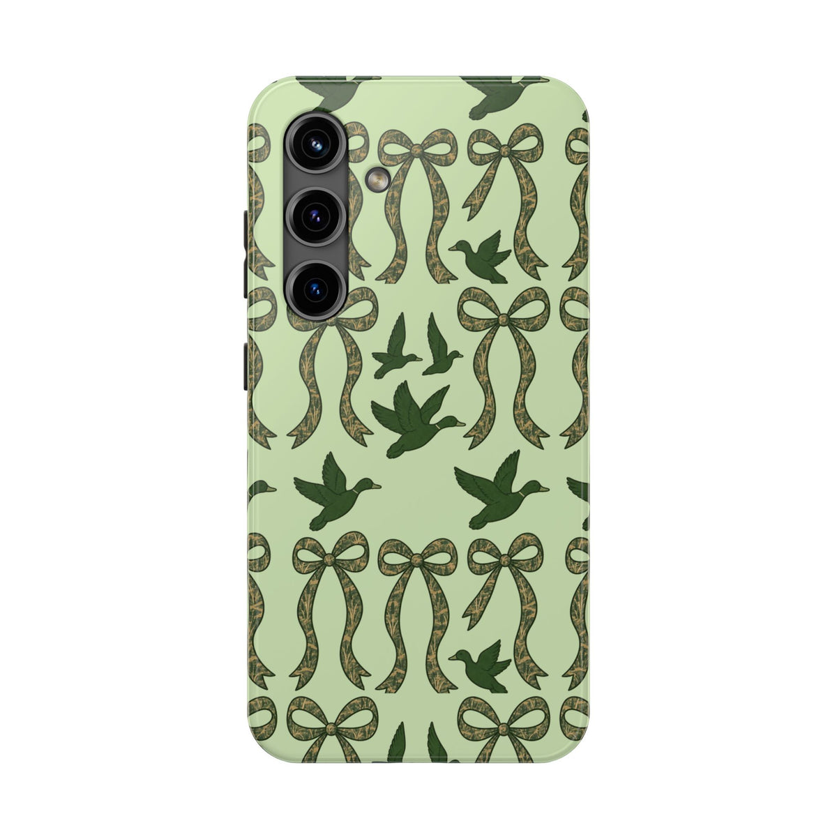 Duck "Cam-bow" - Tough Phone Case (Green)