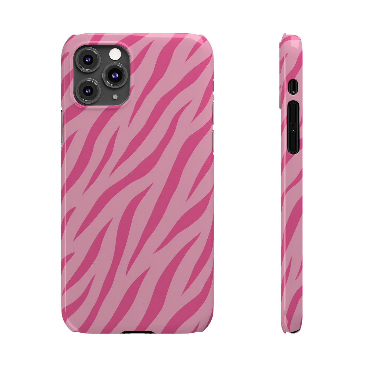 Pink Zebra— Slim iphone Case