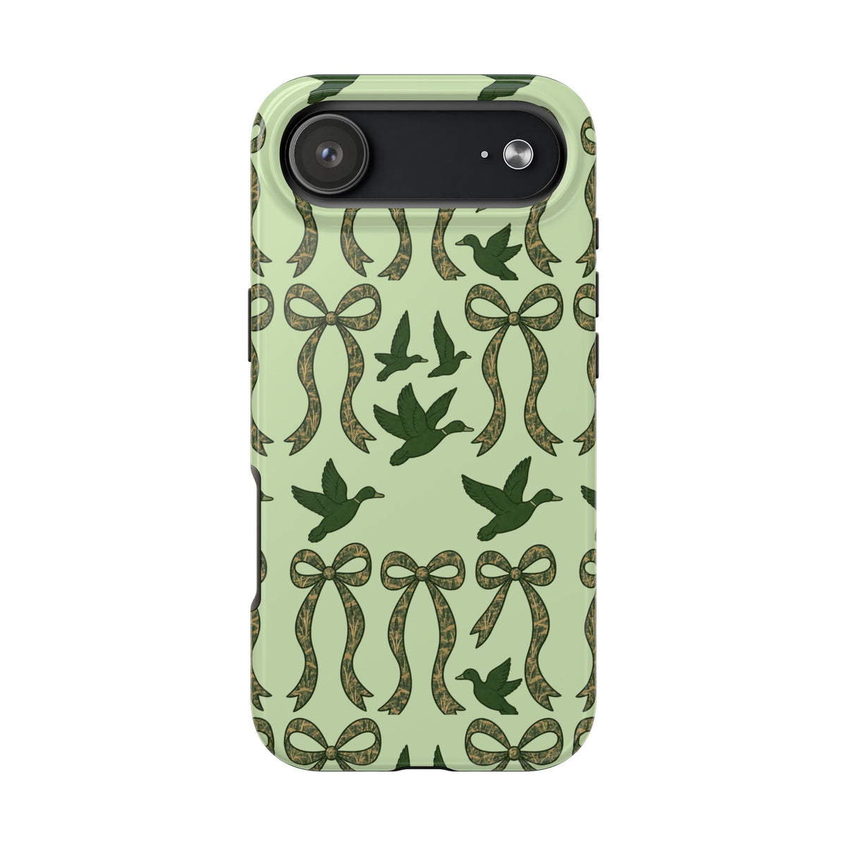 Duck "Cam-bow" - Tough Phone Case (Green)