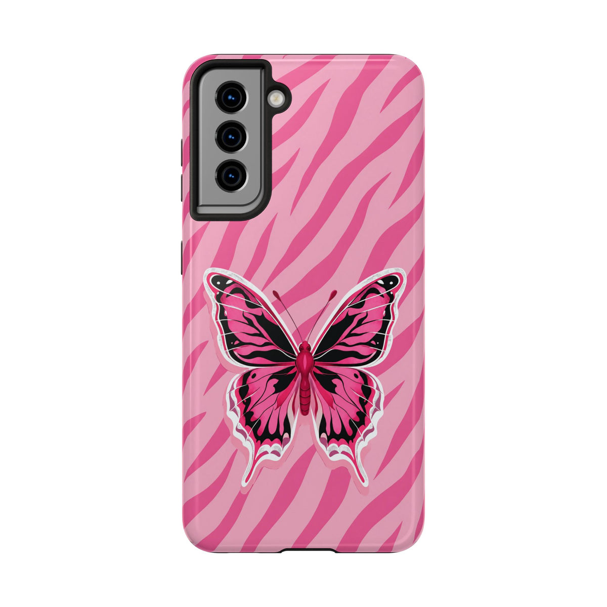 Pink Butterfly - Tough Phone Case
