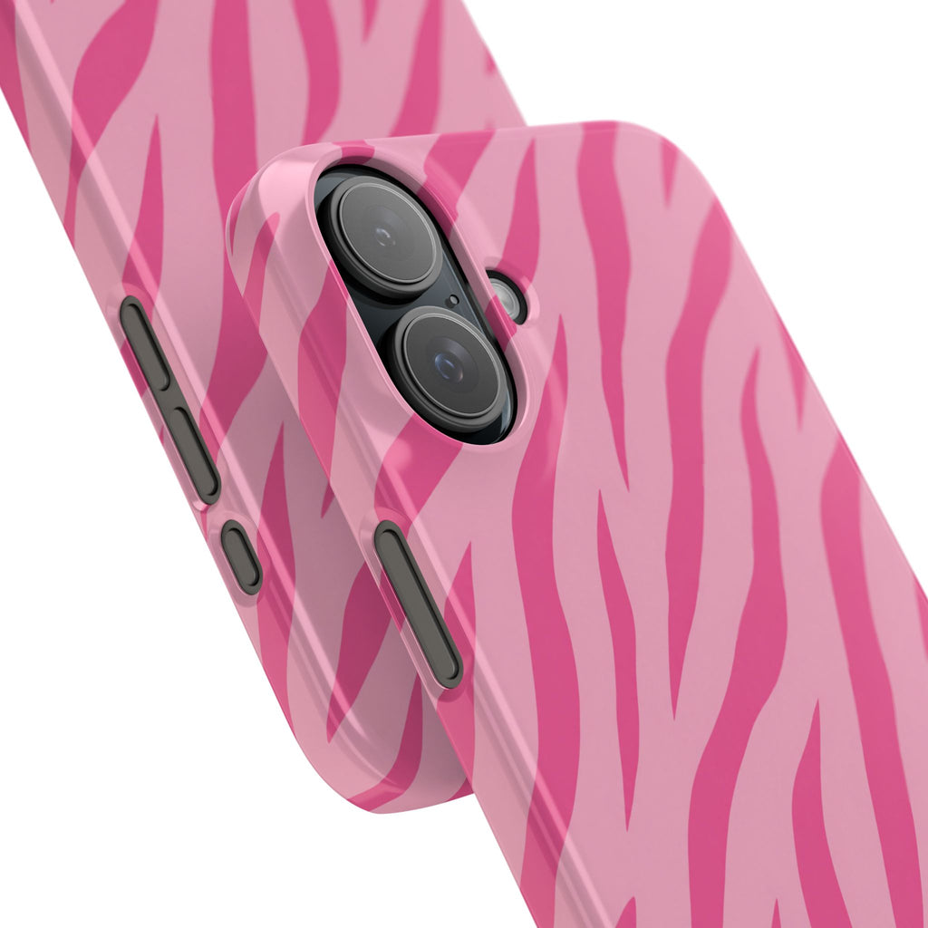 Pink Zebra— Slim iphone Case