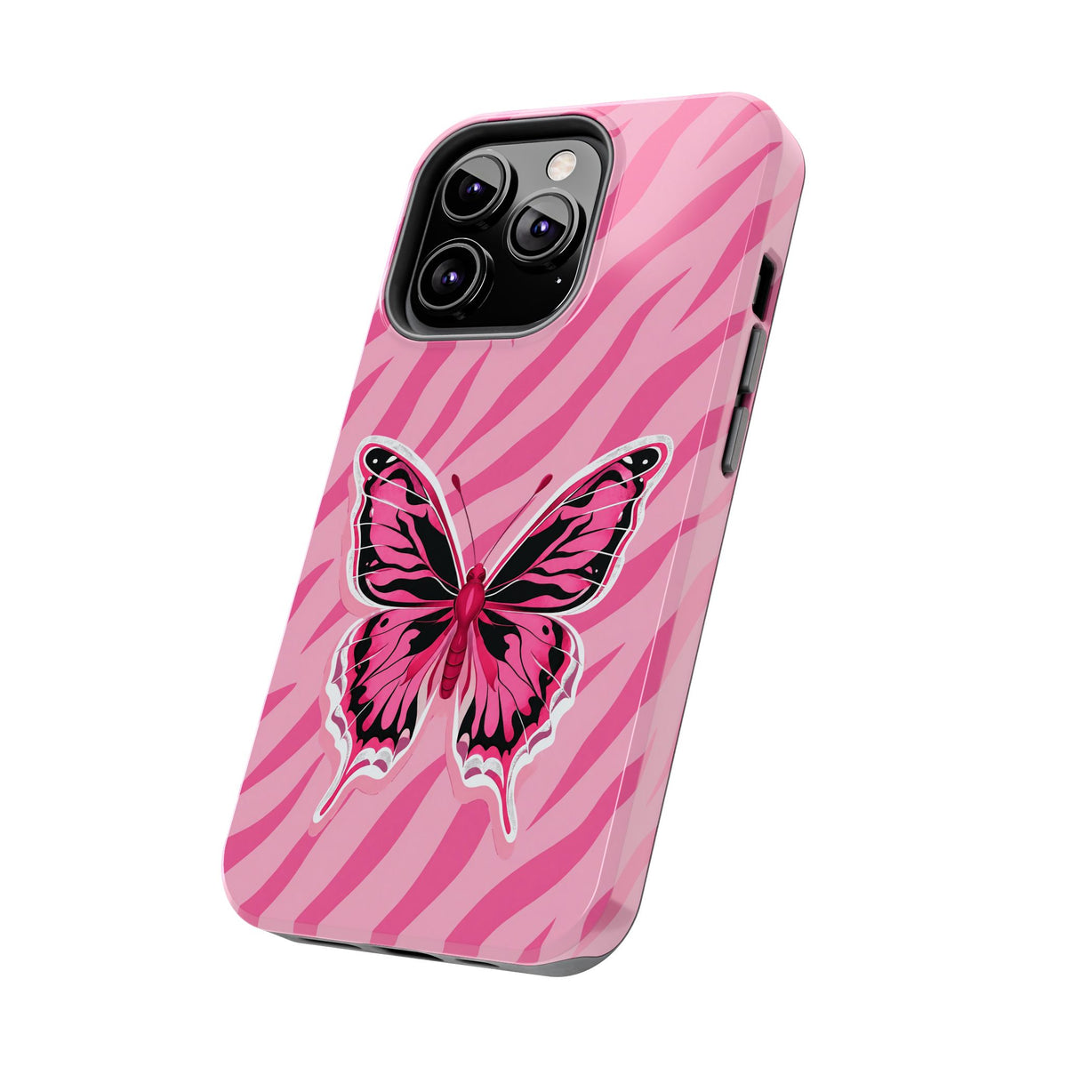 Pink Butterfly - Tough Phone Case