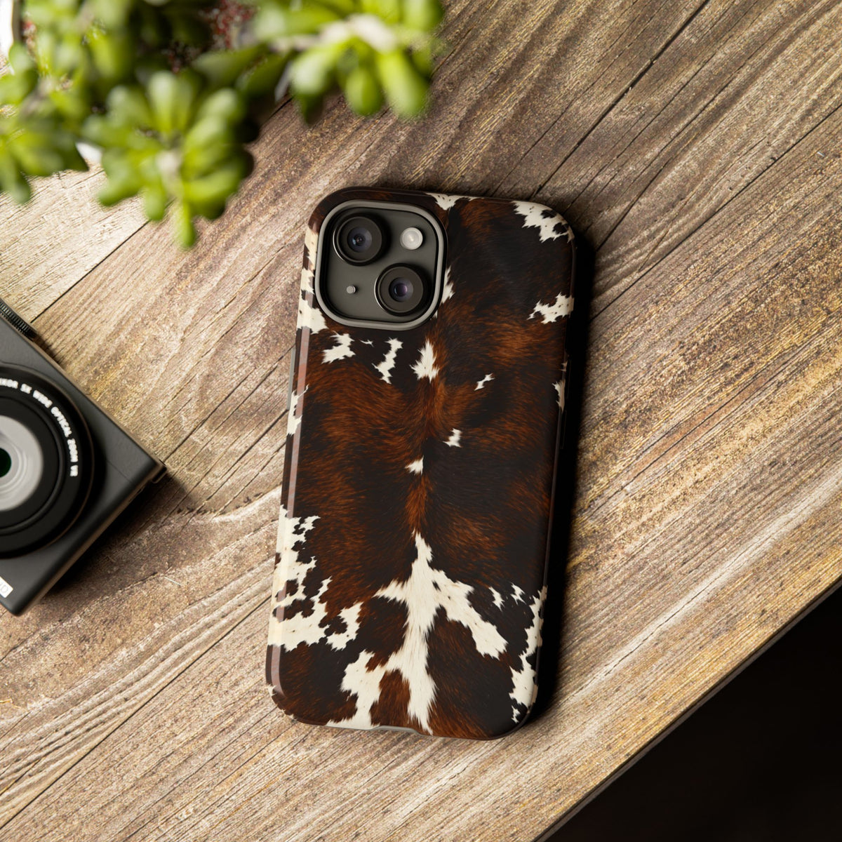 The Brown Hereford - Cow Print Tough iphone Case