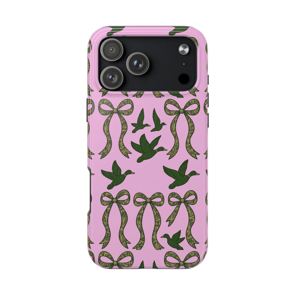 Duck "Cam-bow"— Tough Phone Case (Pink)