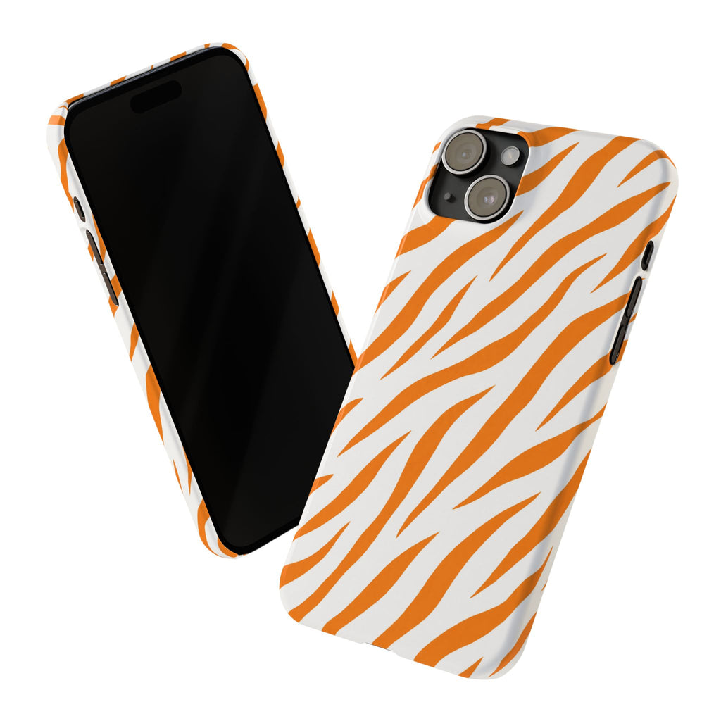 Orange Zebra— Slim iphone Case