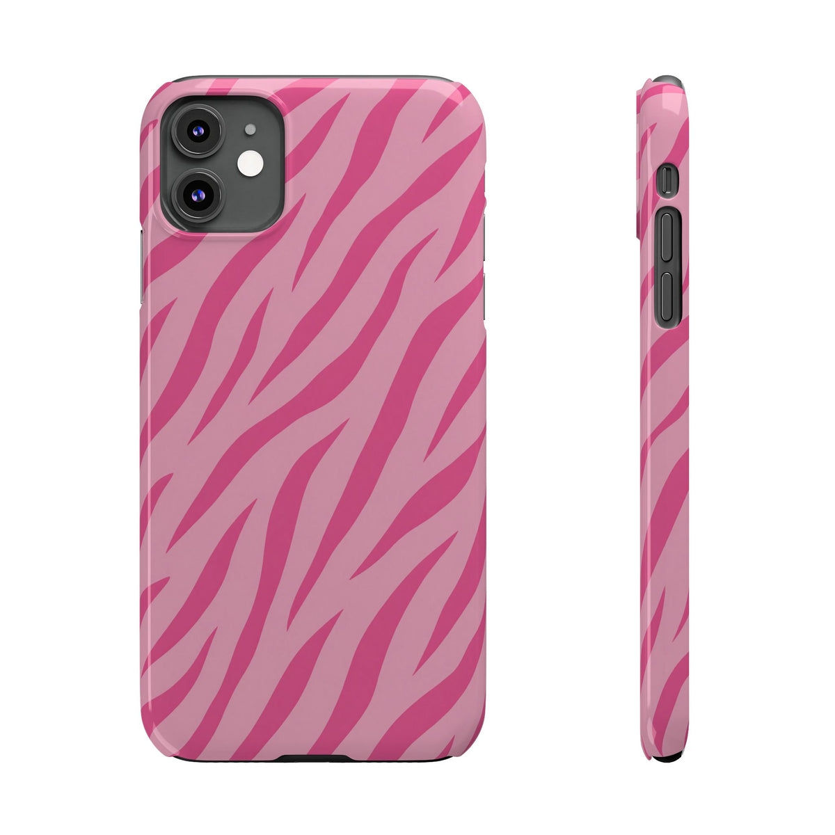 Pink Zebra— Slim iphone Case